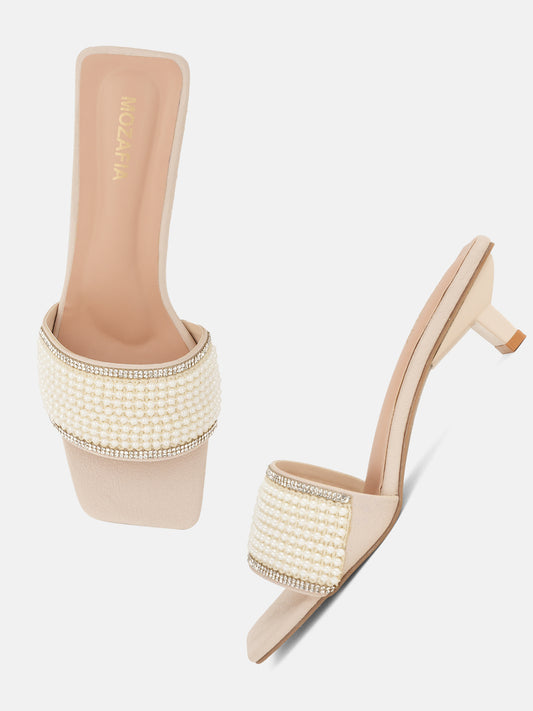 MOZAFIA Heels Sandals for Women