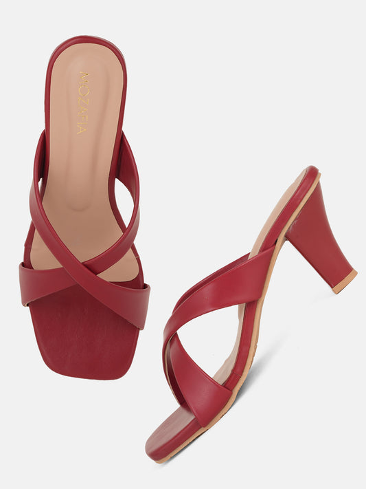 MOZAFIA Heels Sandals for Women
