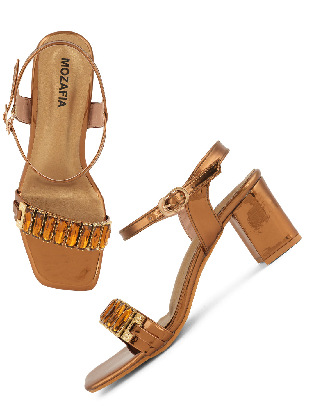 MOZAFIA Heels Sandals for Women
