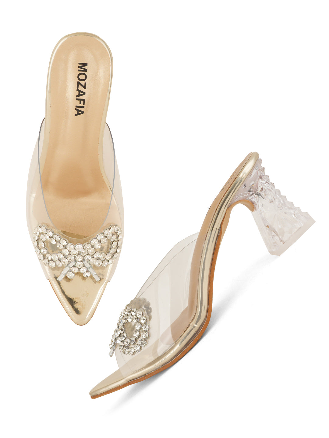 MOZAFIA Heels Sandals for Women