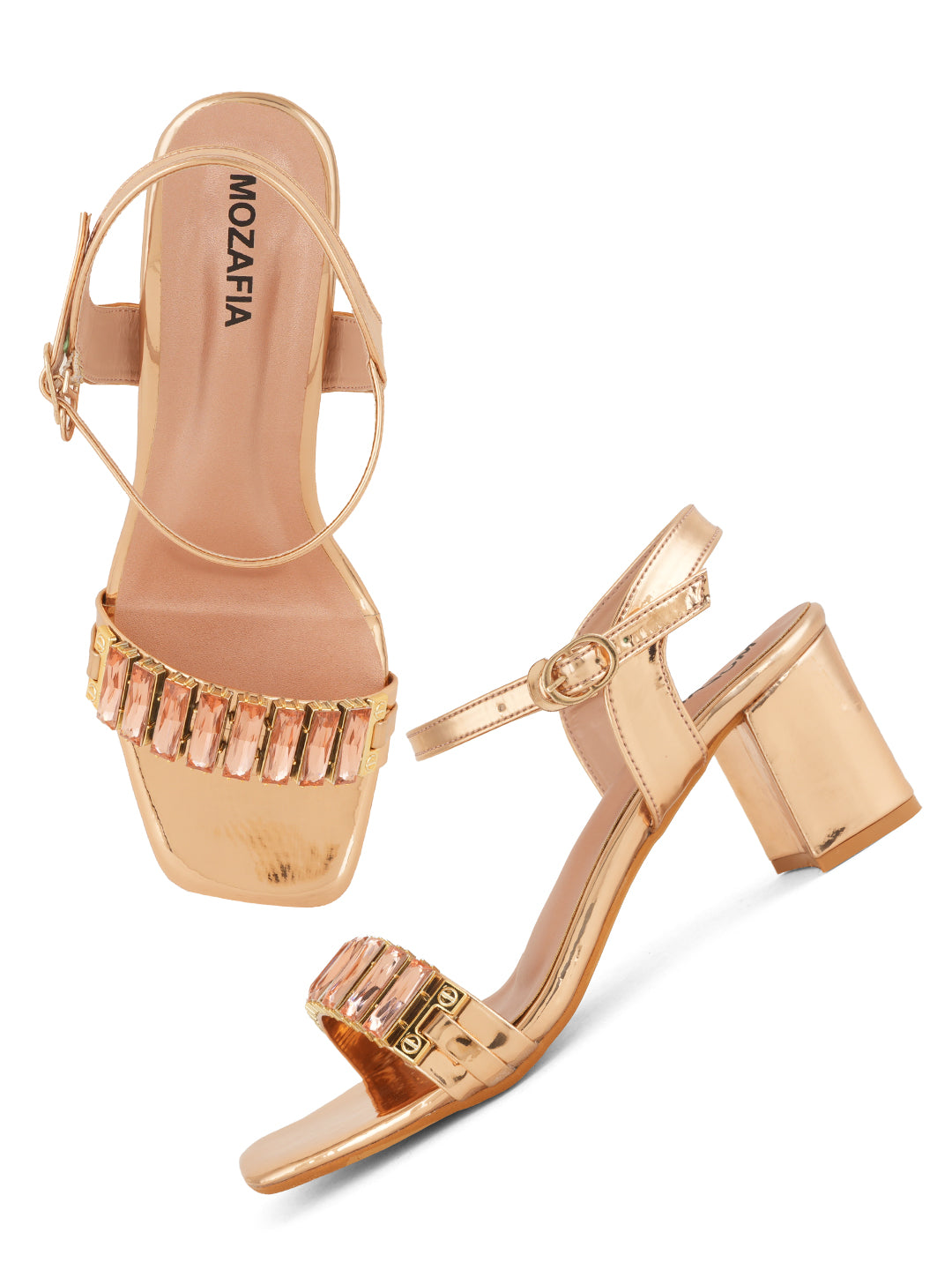 MOZAFIA Heels Sandals for Women