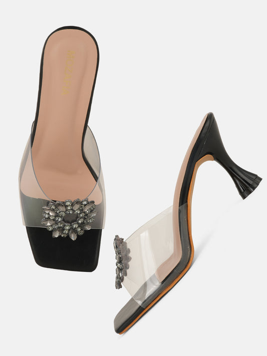 MOZAFIA Heels Sandals for Women