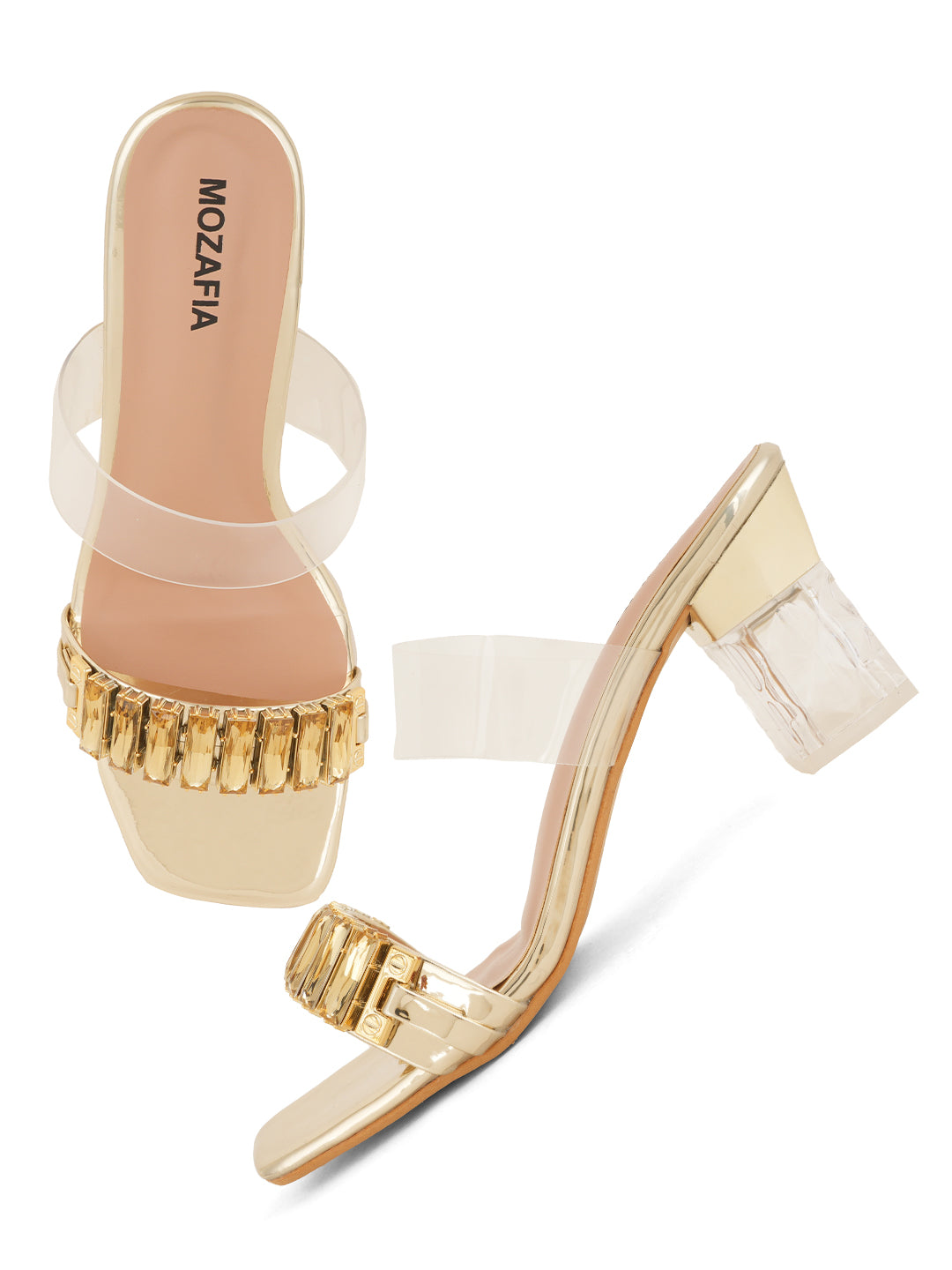 MOZAFIA Heels Sandals for Women