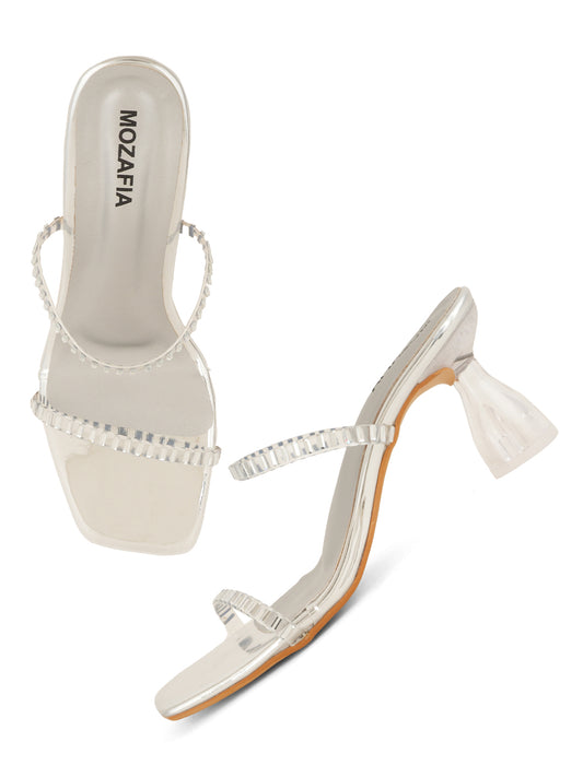 MOZAFIA Heels Sandals for Women