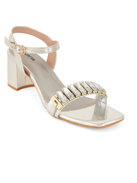 MOZAFIA Heels Sandals for Women