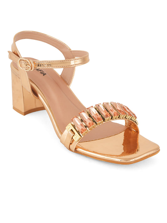 MOZAFIA Heels Sandals for Women