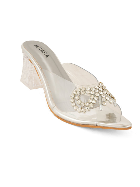 MOZAFIA Heels Sandals for Women