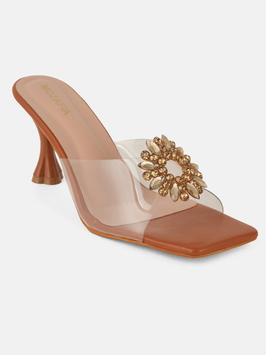 MOZAFIA Heels Sandals for Women