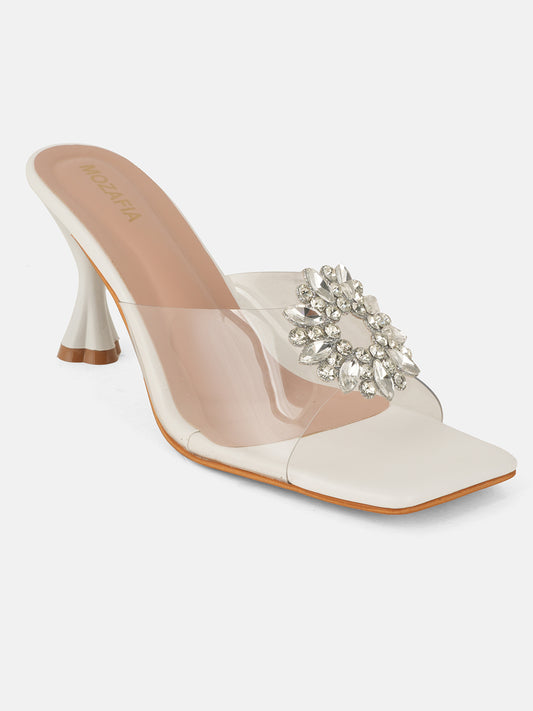 MOZAFIA Heels Sandals for Women