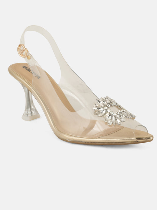 MOZAFIA Heels Sandals for Women