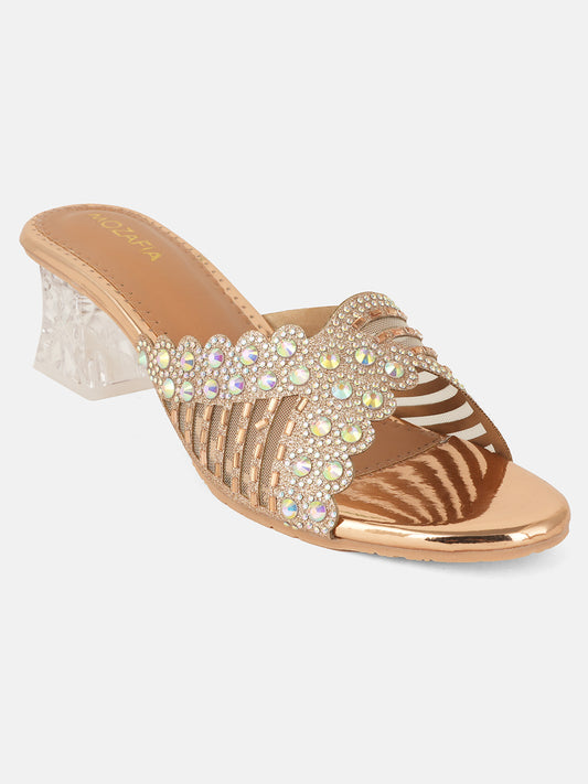 MOZAFIA Heels Sandals for Women