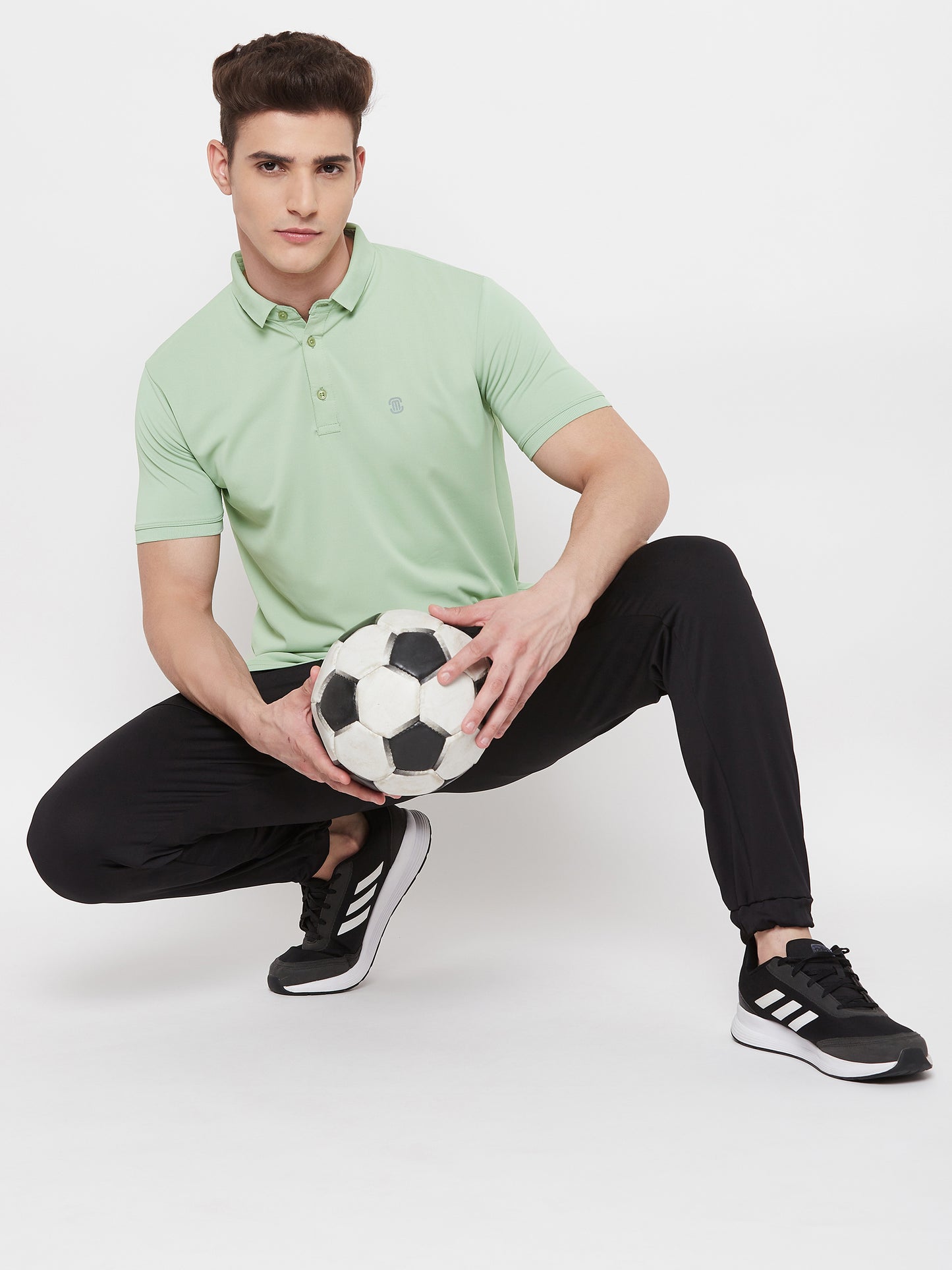 Mozafia Polo Neck Sports Tshirts For Men