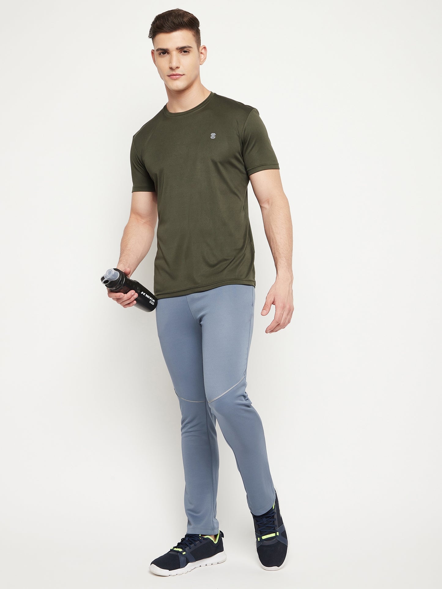 Mozafia Round Neck Sports Tshirts For Men