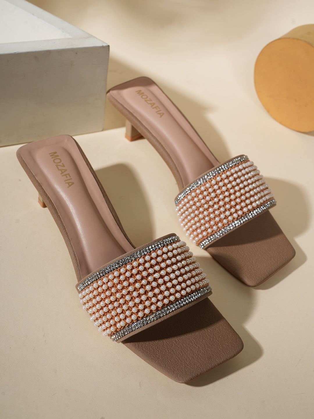 MOZAFIA Heels Sandals for Women