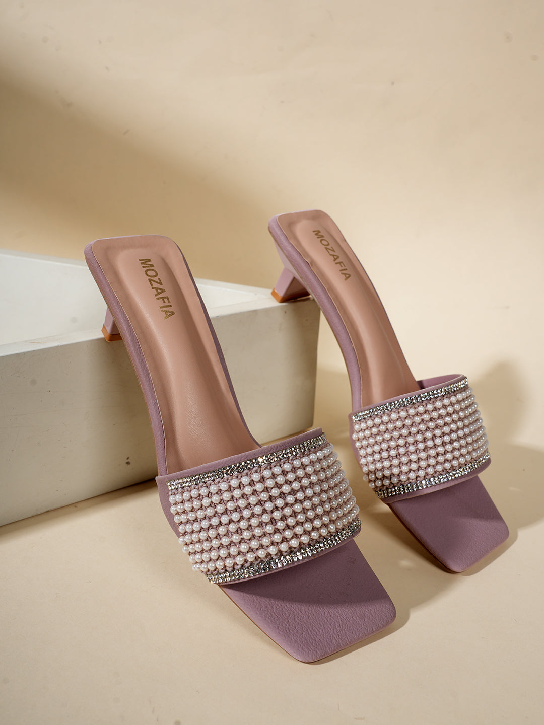 MOZAFIA Heels Sandals for Women