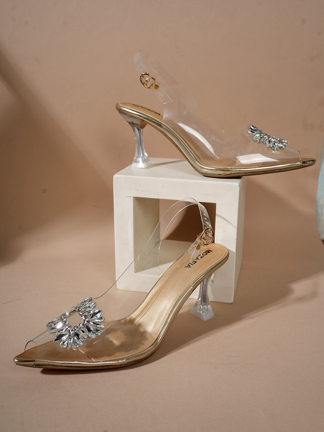 MOZAFIA Heels Sandals for Women