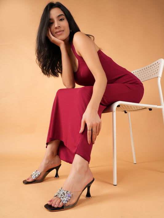 MOZAFIA Heels Sandals for Women