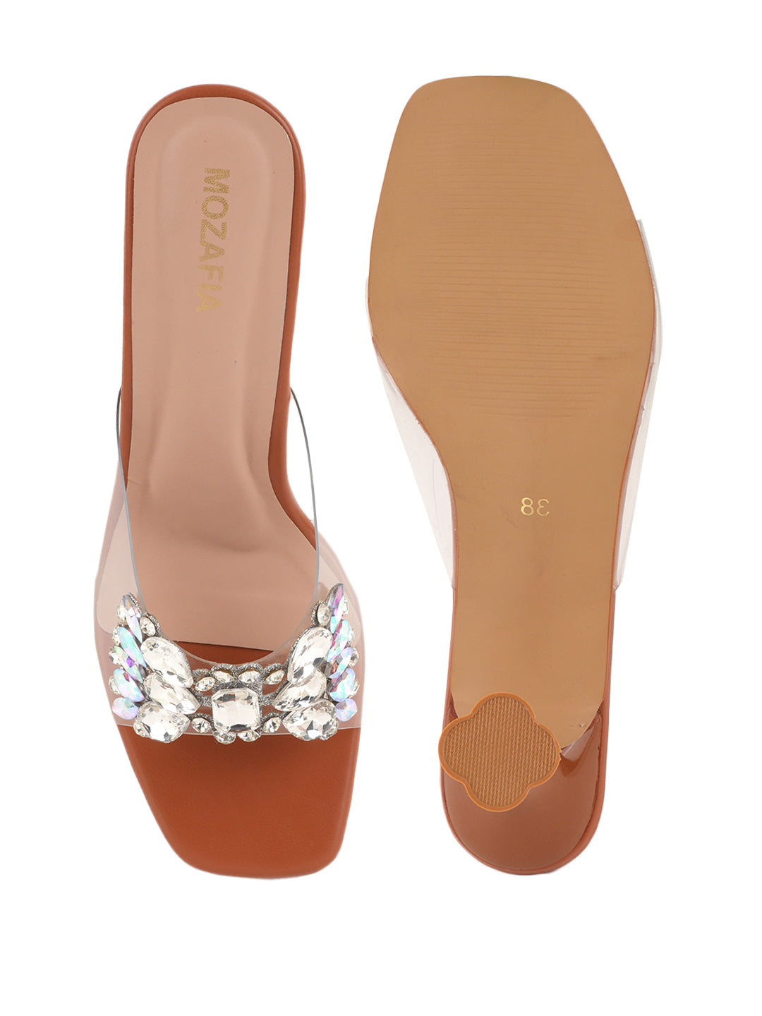 MOZAFIA Heels Sandals for Women
