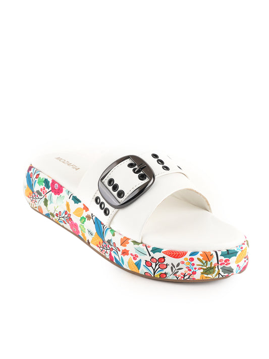 MOZAFIA Flats Sandals for Women