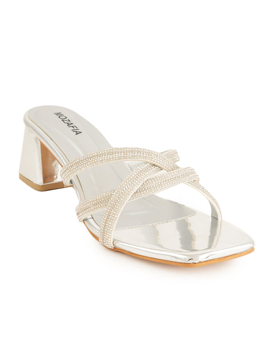MOZAFIA Heels Sandals for Women