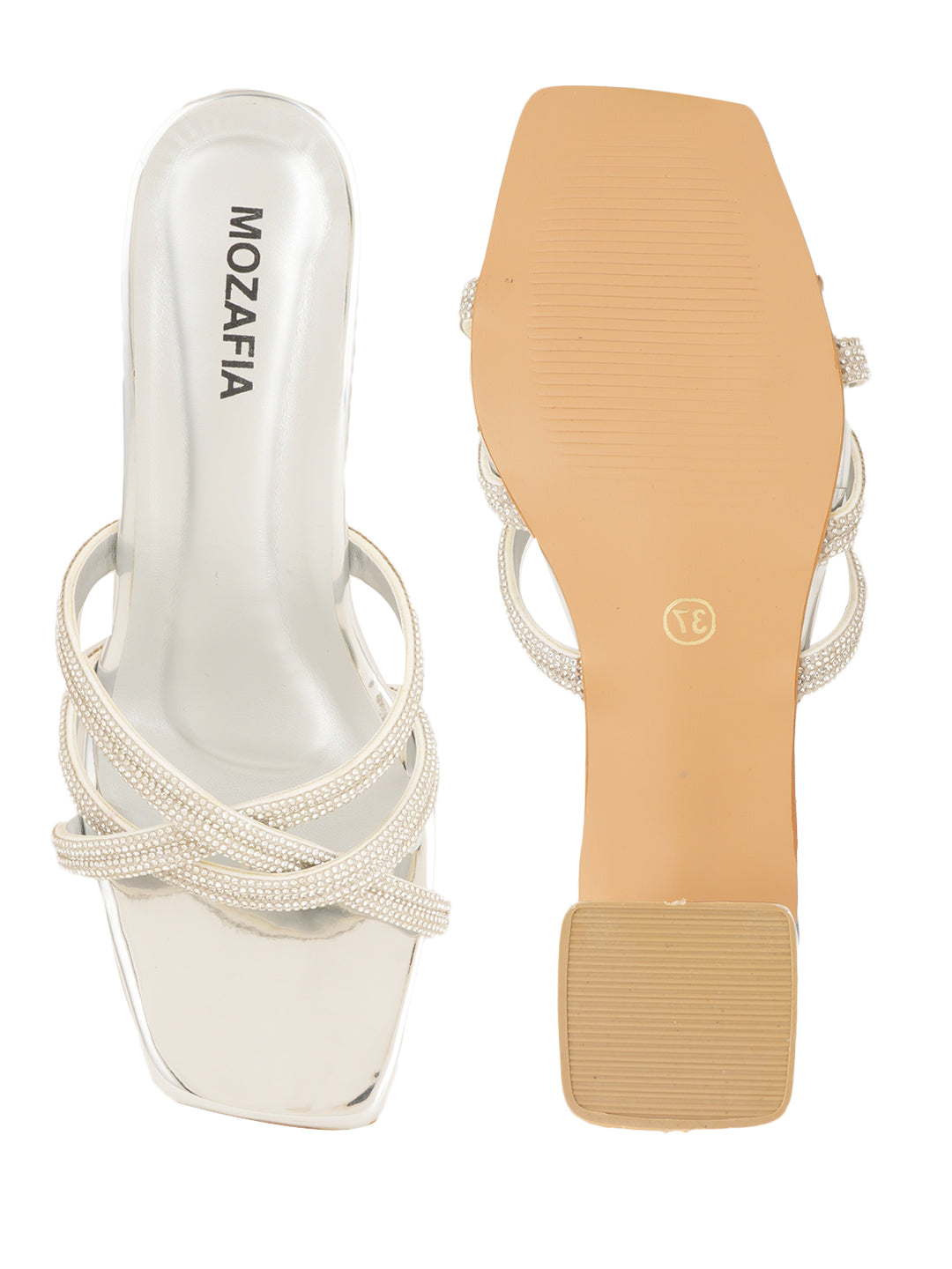 MOZAFIA Heels Sandals for Women
