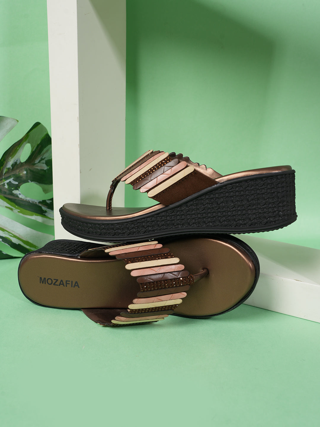 MOZAFIA Flats Sandals for Women