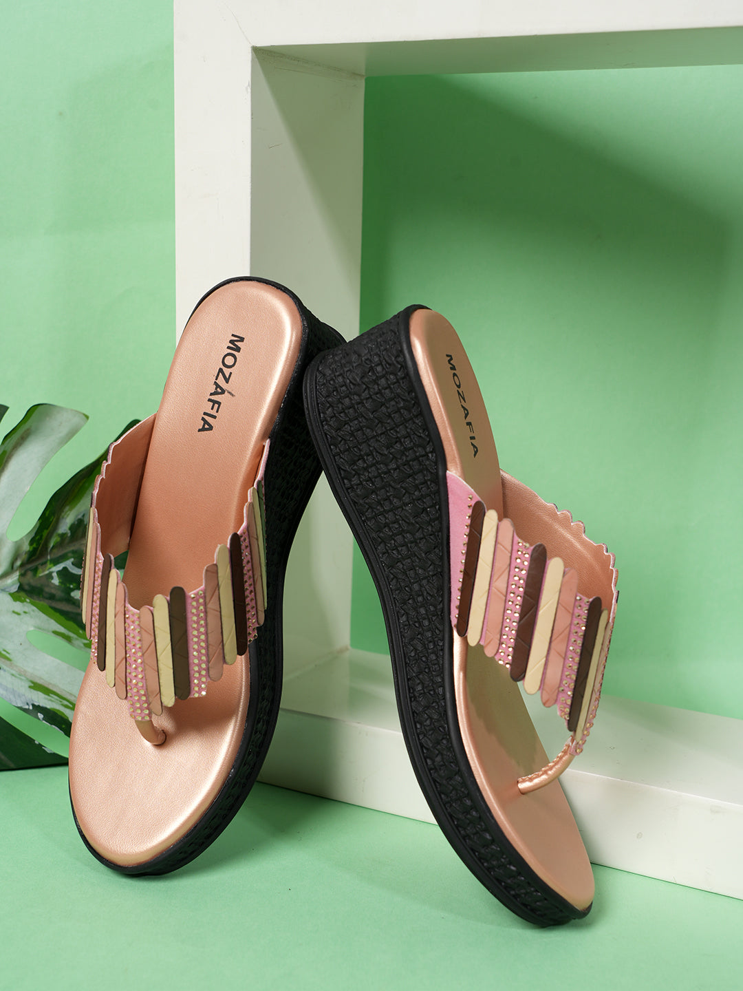 MOZAFIA Flats Sandals for Women