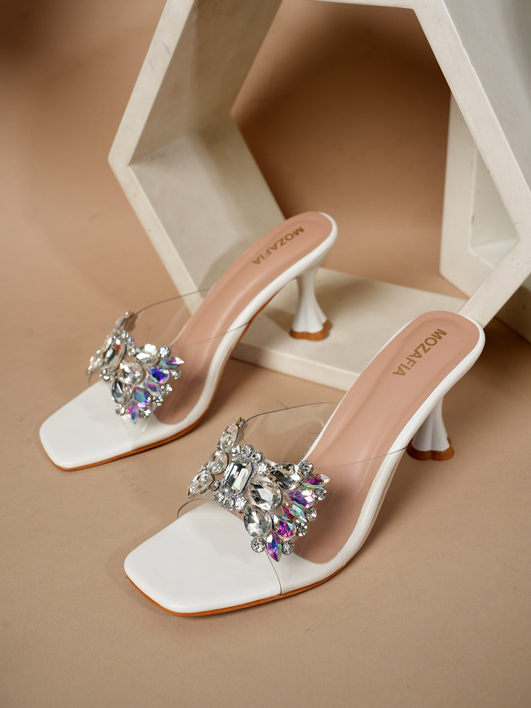 MOZAFIA Heels Sandals for Women