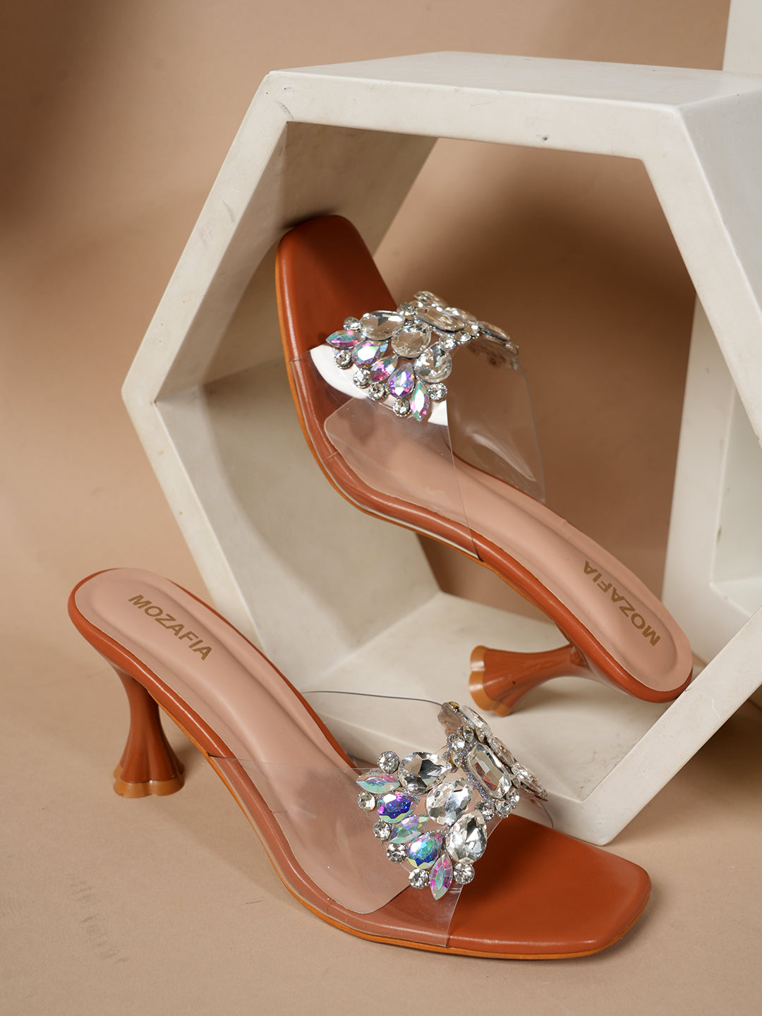 MOZAFIA Heels Sandals for Women