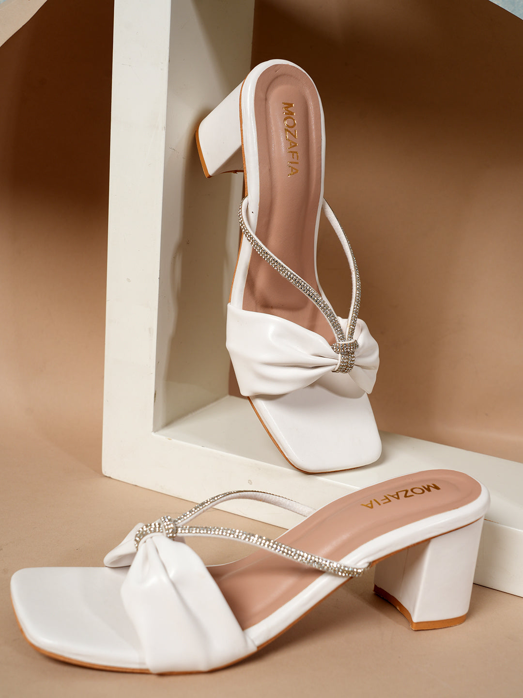 MOZAFIA Heels Sandals for Women
