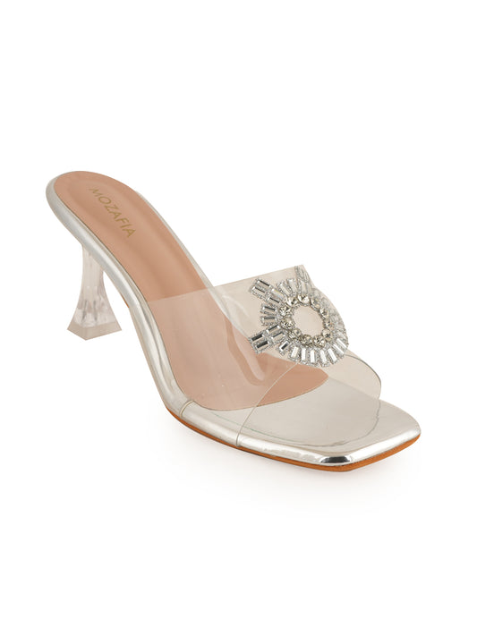 MOZAFIA Heels Sandals for Women