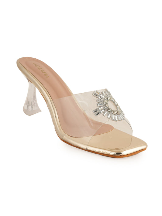 MOZAFIA Heels Sandals for Women