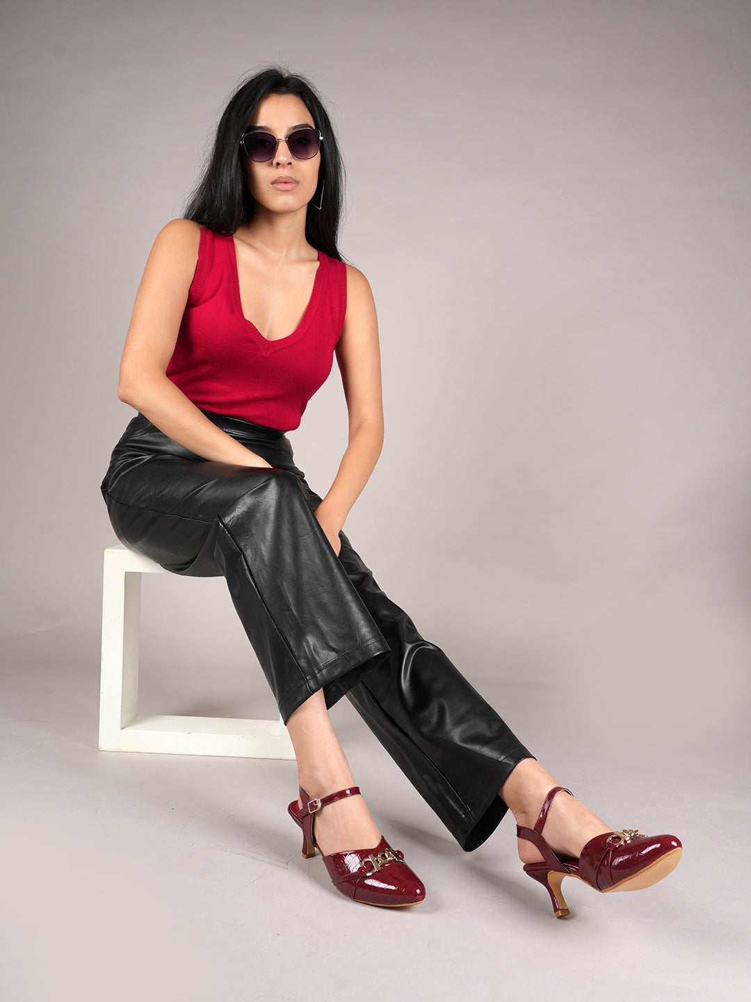 MOZAFIA Heels Sandals for Women