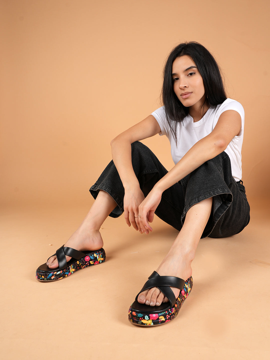MOZAFIA Flats Sandals for Women