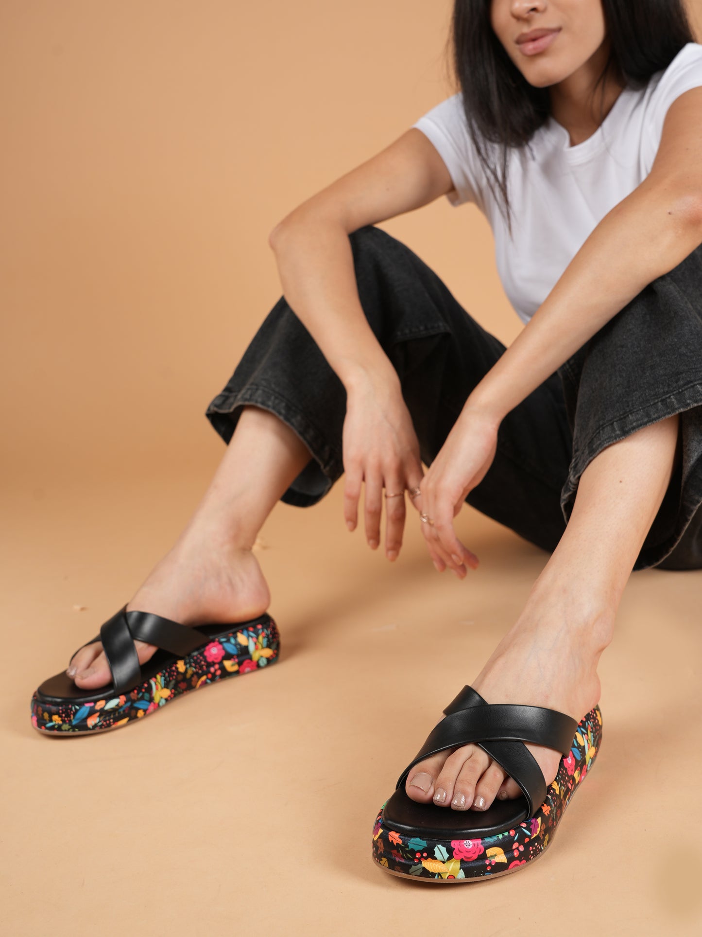 MOZAFIA Flats Sandals for Women