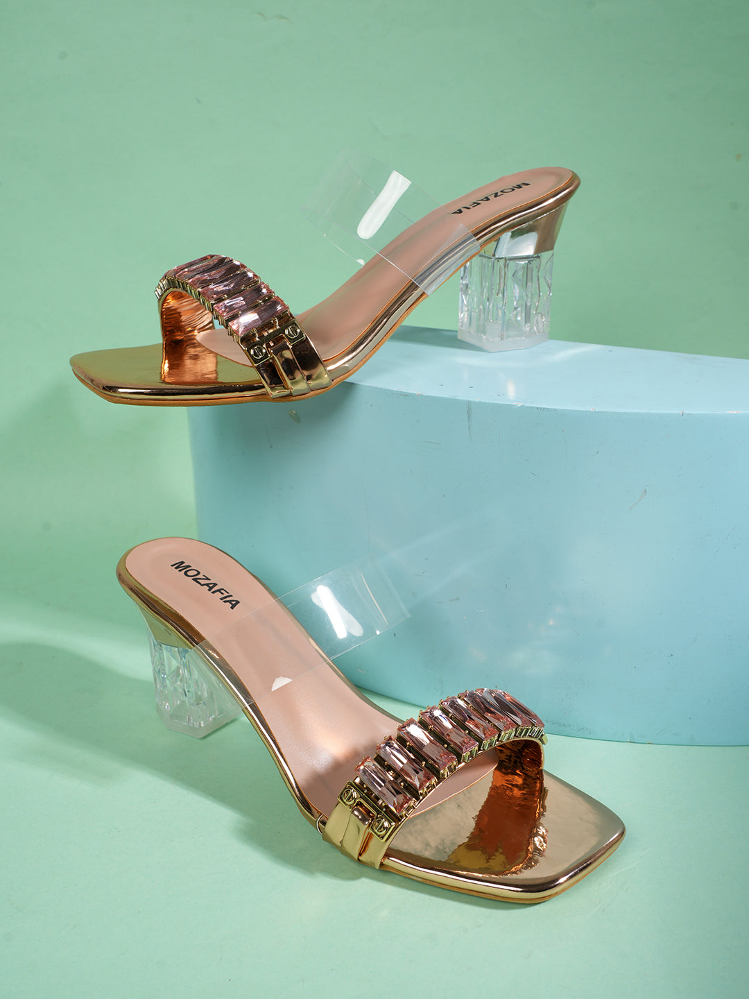 MOZAFIA Heels Sandals for Women