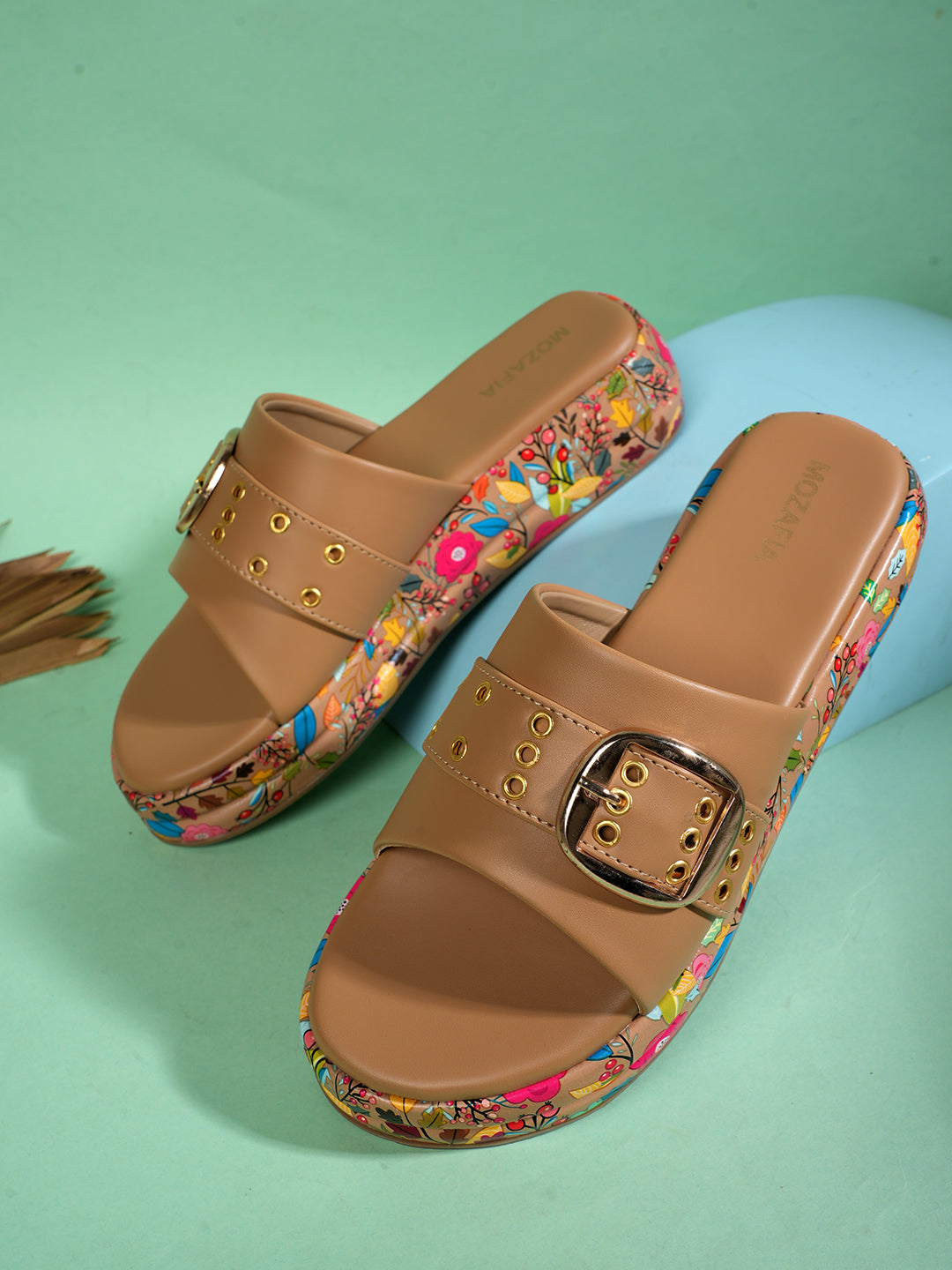 MOZAFIA Flats Sandals for Women