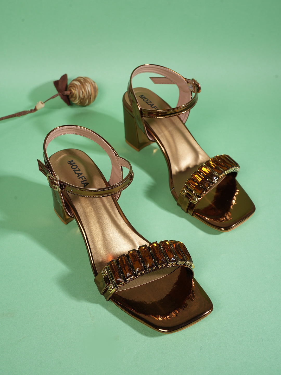 MOZAFIA Heels Sandals for Women