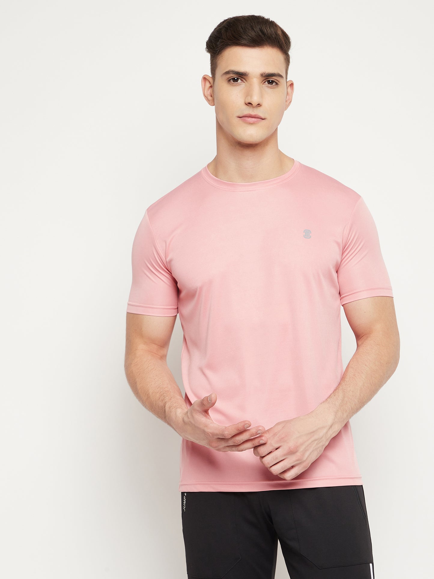 Mozafia Round Neck Sports Tshirts For Men
