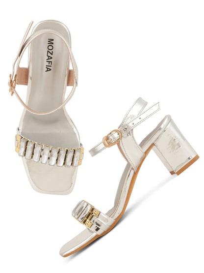 MOZAFIA Heels Sandals for Women