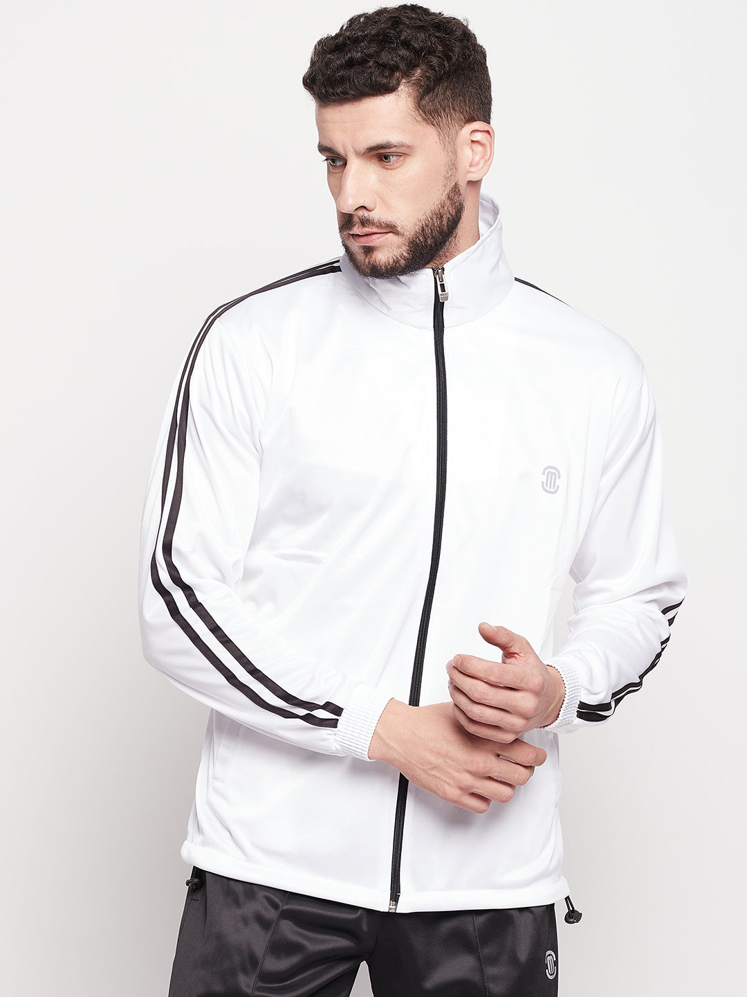 Mozafia Poyster Regular Fit Mens Sports Jacket