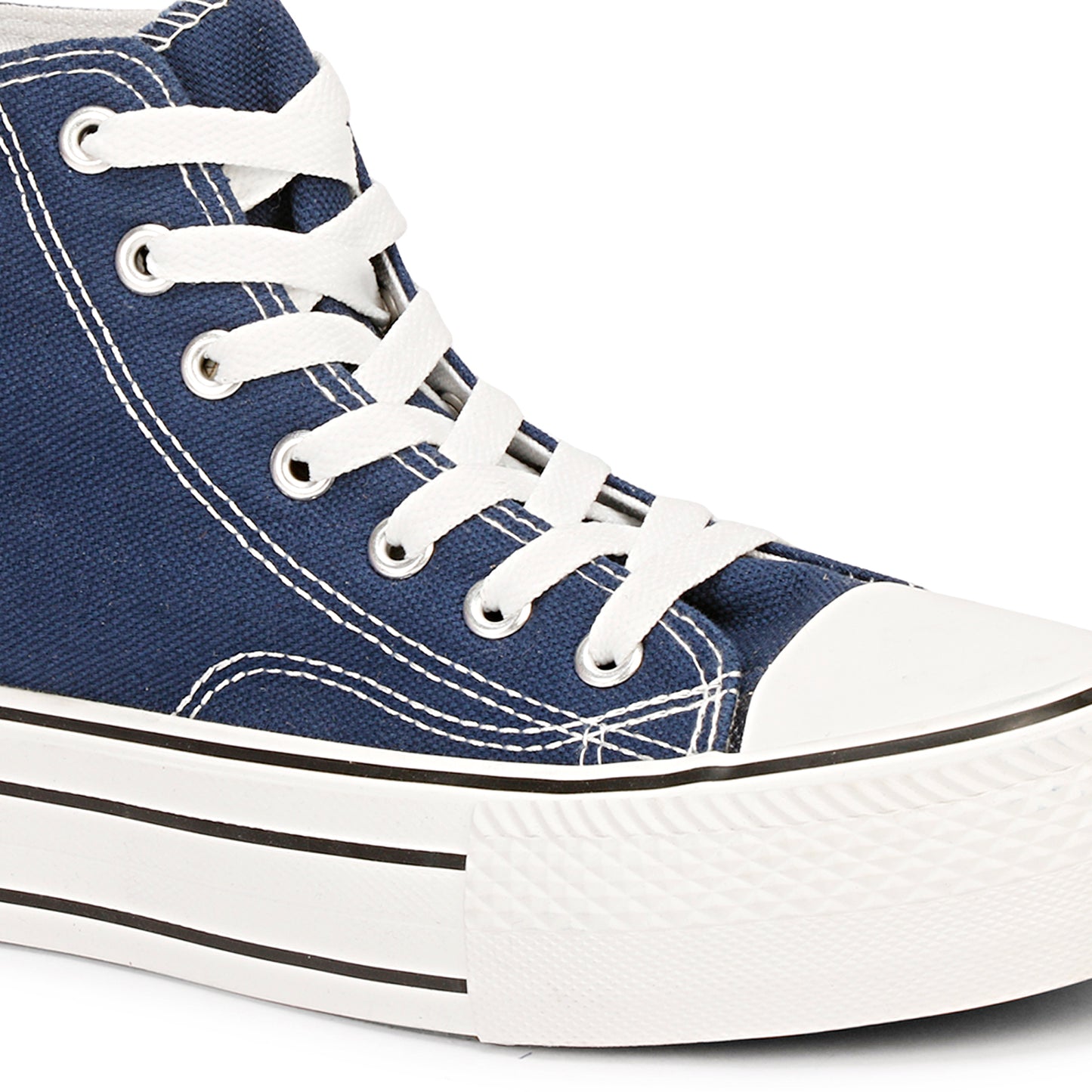 Mozafia Canvas Plim High Cut Women Shoe
