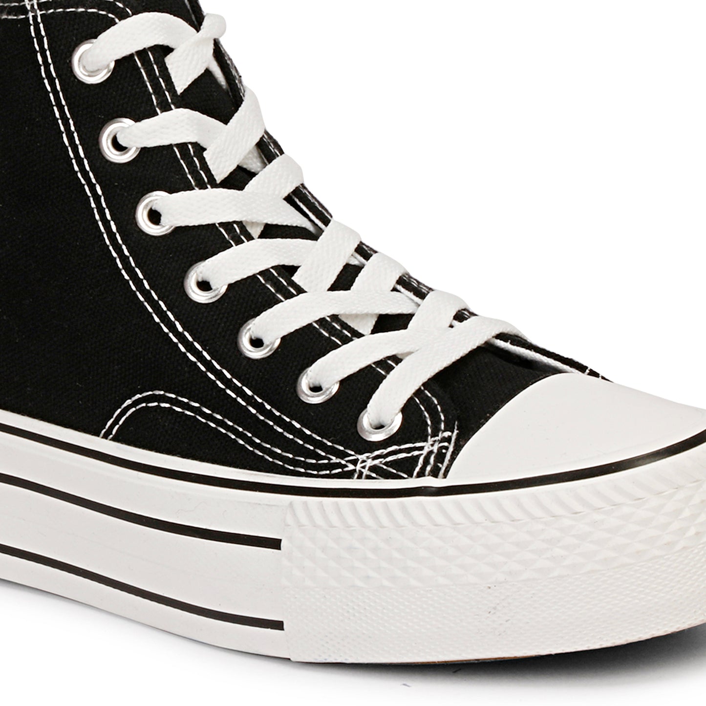 Mozafia Canvas Plim High Cut Women Shoe