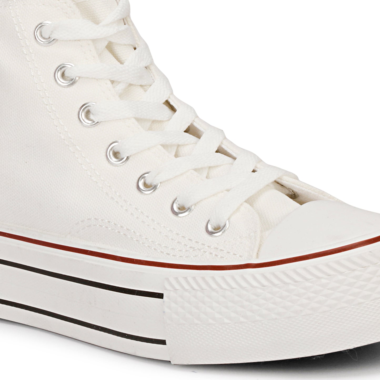 Mozafia Canvas Plim High Cut Women Shoe