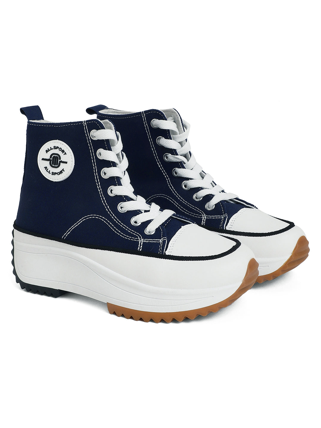 Mozafia Canvas Hike Platform Women Casual Shoe