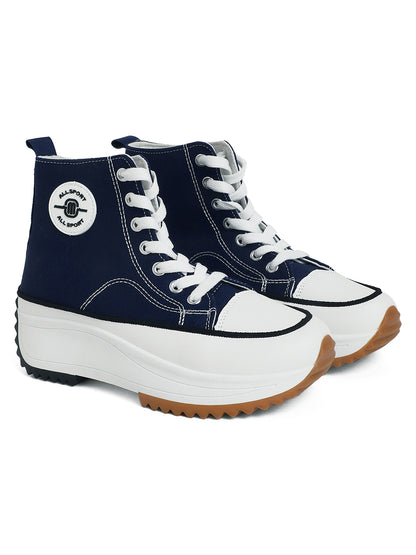 Mozafia Canvas Hike Platform Women Casual Shoe