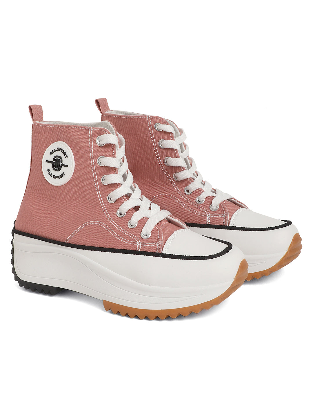 Mozafia Canvas Hike Platform Women Casual Shoe
