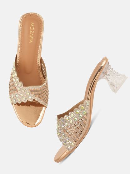MOZAFIA Heels Sandals for Women