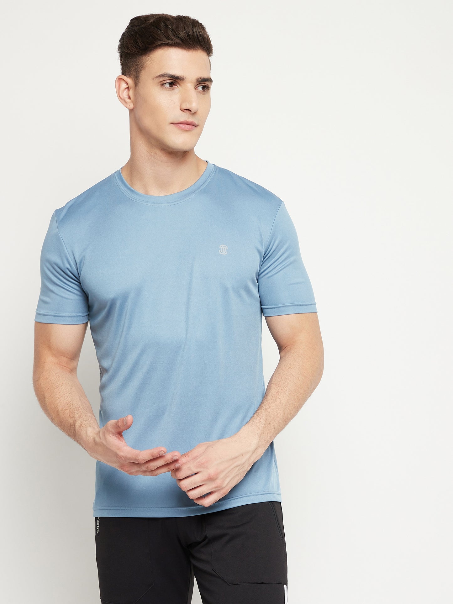 Mozafia Round Neck Sports Tshirts For Men