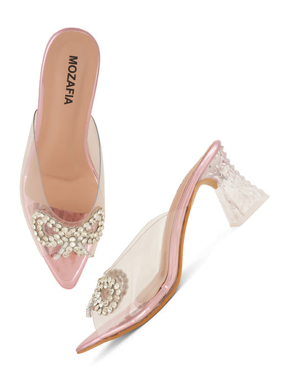 MOZAFIA Heels Sandals for Women